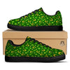 Saint Patrick's Day Irish Print Pattern Black Low Top Sneakers-grizzshop