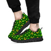 Saint Patrick's Day Irish Print Pattern Black Sneaker-grizzshop