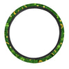 Saint Patrick's Day Irish Print Pattern Car Steering Wheel Cover-grizzshop