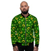 Saint Patrick's Day Irish Print Pattern Men's Bomber Jacket-grizzshop