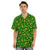 Saint Patrick's Day Irish Print Pattern Men's Hawaiian Shirt-grizzshop