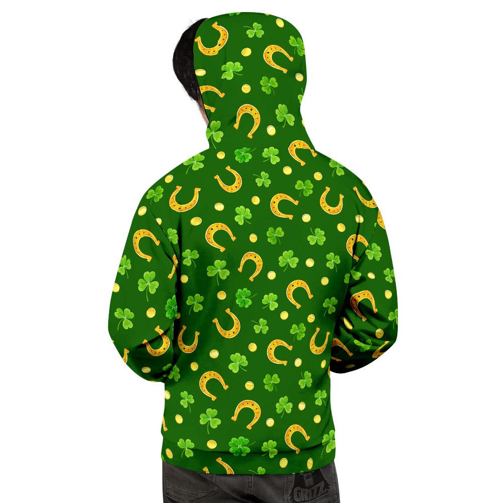 Saint Patrick's Day Irish Print Pattern Men's Hoodie-grizzshop