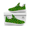 Saint Patrick's Day Irish Print Pattern White Athletic Shoes-grizzshop