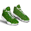 Saint Patrick's Day Irish Print Pattern White Basketball Shoes-grizzshop