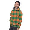 Saint Patrick's Day Irish Tartan Print Men's Hoodie-grizzshop