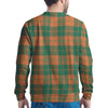 Saint Patrick's Day Irish Tartan Print Men's Sweatshirt-grizzshop