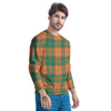 Saint Patrick's Day Irish Tartan Print Men's Sweatshirt-grizzshop