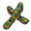 Saint Patrick's Day Irish Tartan Print Muay Thai Shin Guards-grizzshop