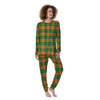 Saint Patrick's Day Irish Tartan Print Women's Pajamas-grizzshop