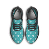 Saint Patrick's Day Shamrock Print Pattern Black Running Shoes-grizzshop