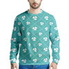 Saint Patrick's Day Shamrock Print Pattern Men's Sweatshirt-grizzshop