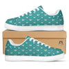 Saint Patrick's Day Shamrock Print Pattern White Low Top Sneakers-grizzshop