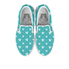 Saint Patrick's Day Shamrock Print Pattern White Slip On Shoes-grizzshop