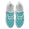 Saint Patrick's Day Shamrock Print Pattern White Walking Shoes-grizzshop