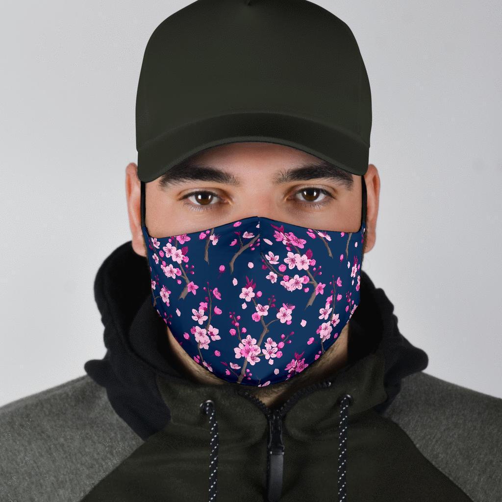 Sakura Cherry Blossom Face Mask-grizzshop