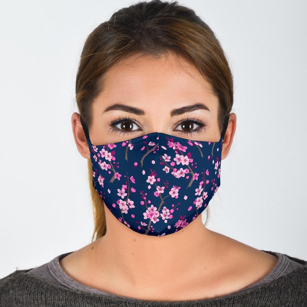 Sakura Cherry Blossom Face Mask-grizzshop