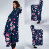 Sakura Cherry Blossom Hooded Blanket-grizzshop