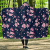 Sakura Cherry Blossom Hooded Blanket-grizzshop