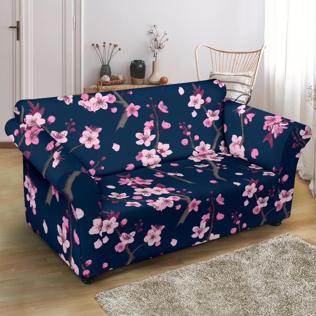 Sakura Cherry Blossom Loveseat Cover-grizzshop