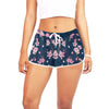 Load image into Gallery viewer, Sakura Cherry Blossom Print Women Casual Shorts-grizzshop