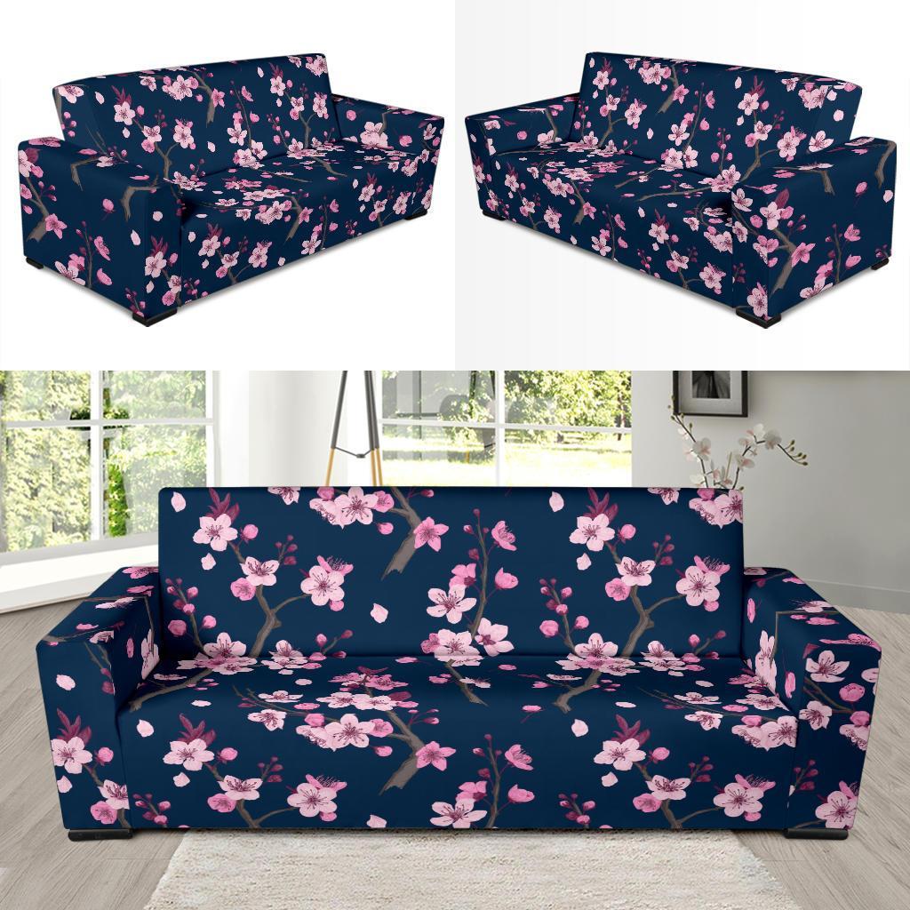 Sakura Cherry Blossom Sofa Covers-grizzshop