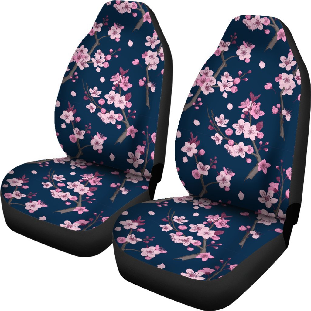 Sakura Cherry Blossom Universal Fit Car Seat Cover-grizzshop