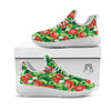 Salad Vegetable Print Pattern White Athletic Shoes-grizzshop