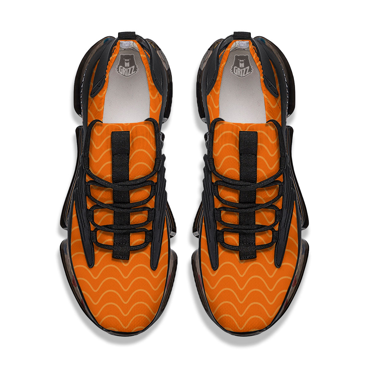 Salmon Fillet Print Black Gym Shoes-grizzshop