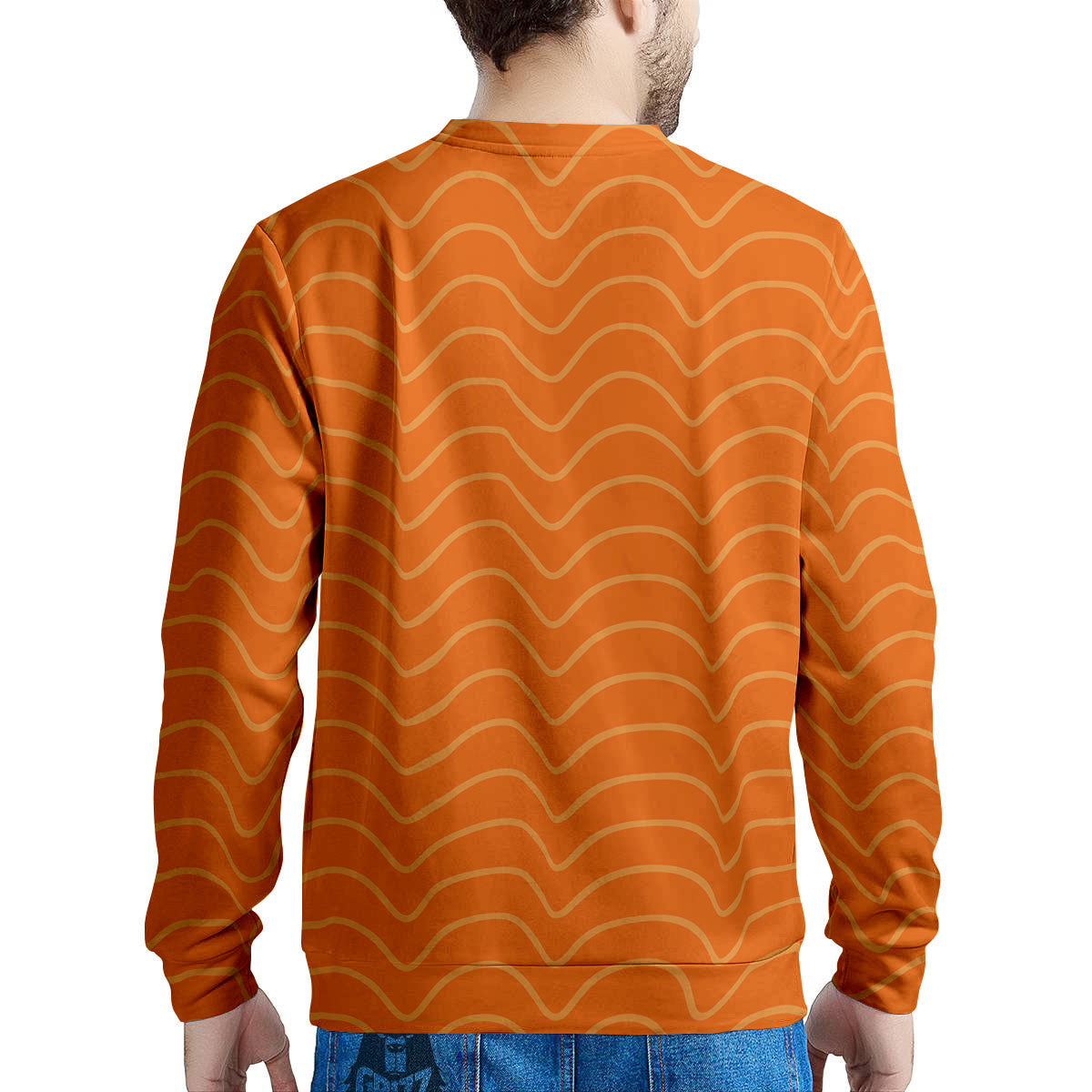 Salmon Fillet Print Men's Sweatshirt-grizzshop