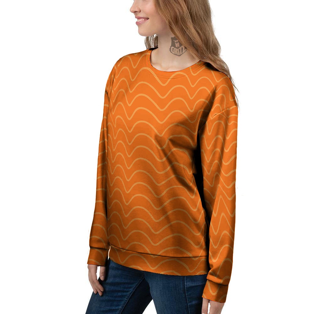 Salmon Fillet Print Women's Sweatshirt-grizzshop