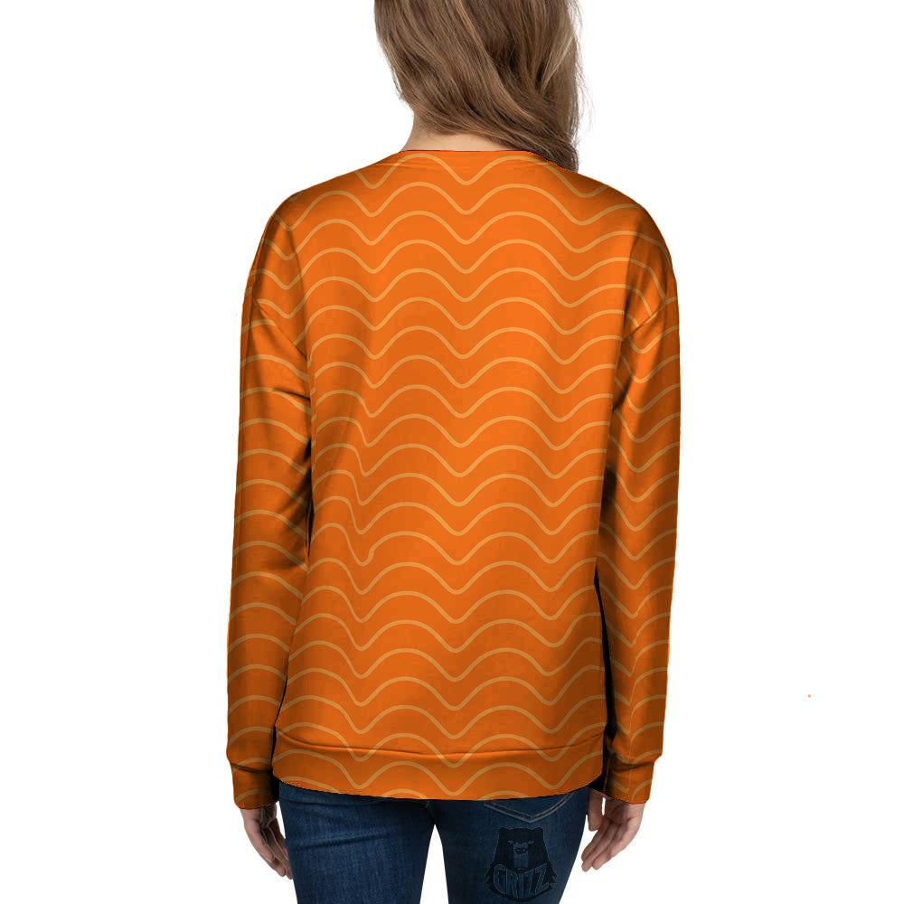 Salmon Fillet Print Women's Sweatshirt-grizzshop