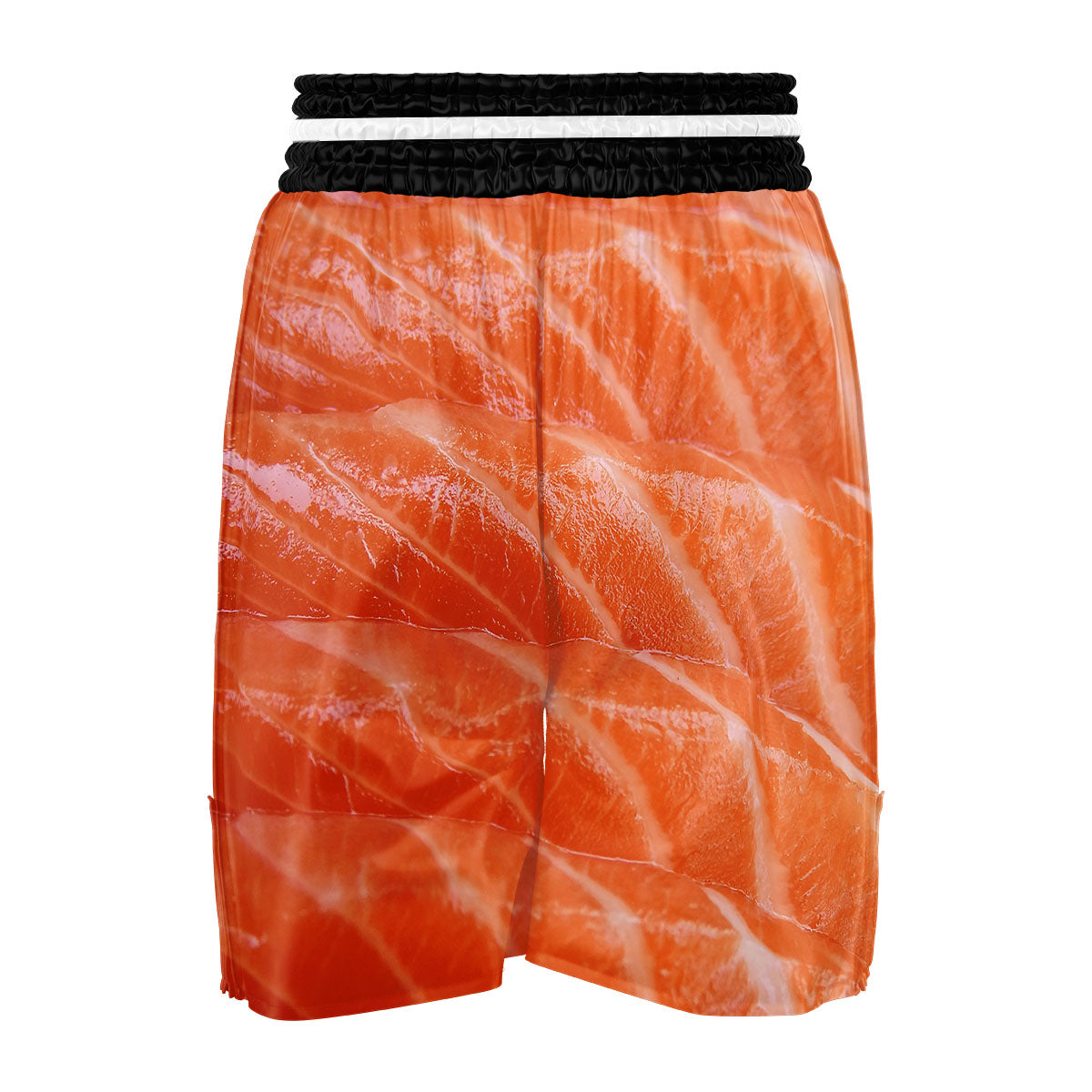 Salmon Print Boxing Shorts-grizzshop