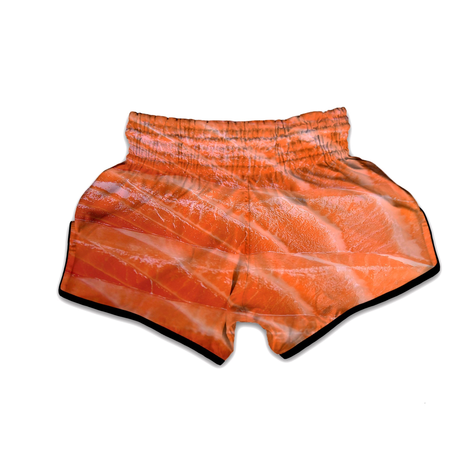 Salmon Print Muay Thai Boxing Shorts-grizzshop