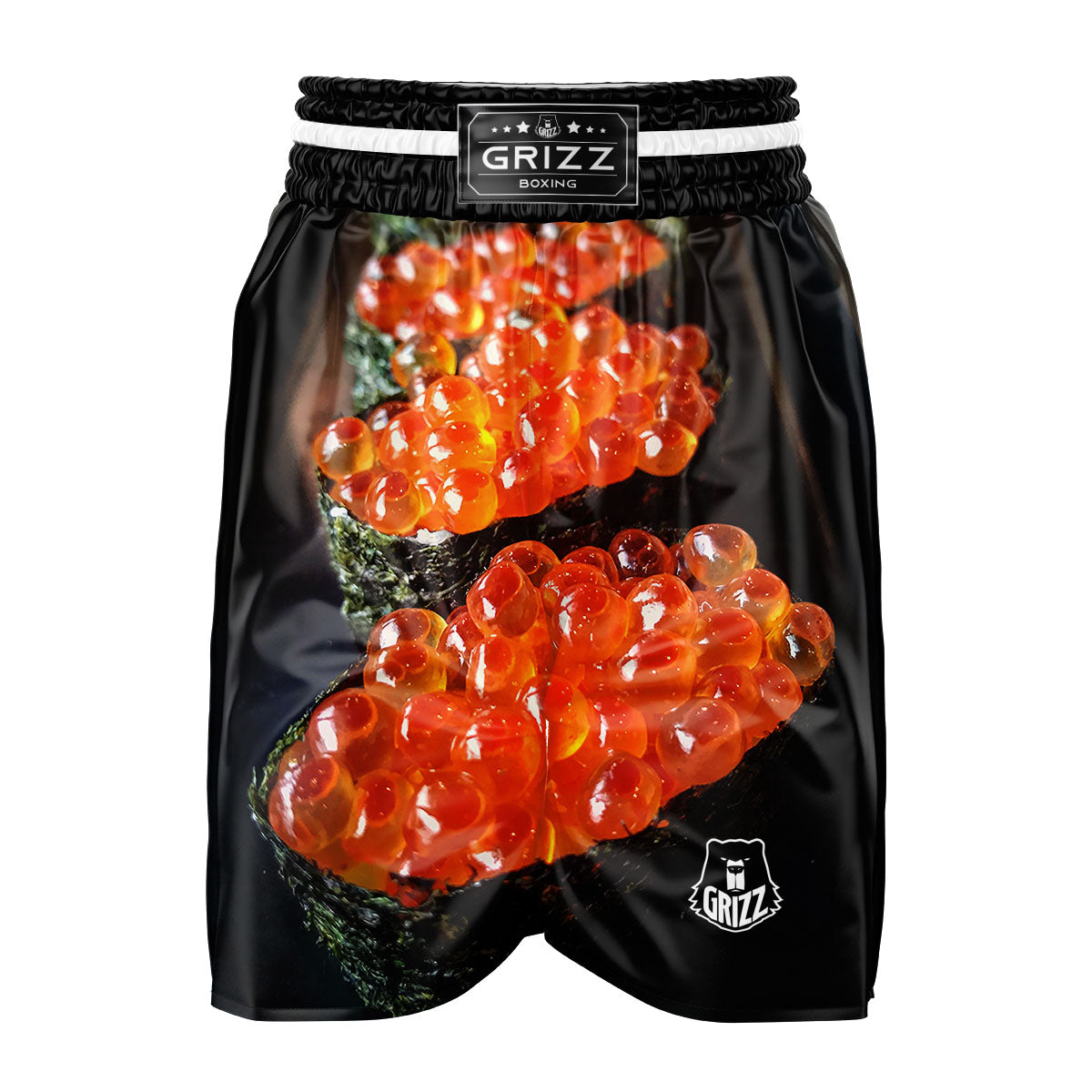Salmon Roe Sushi Print Boxing Shorts-grizzshop