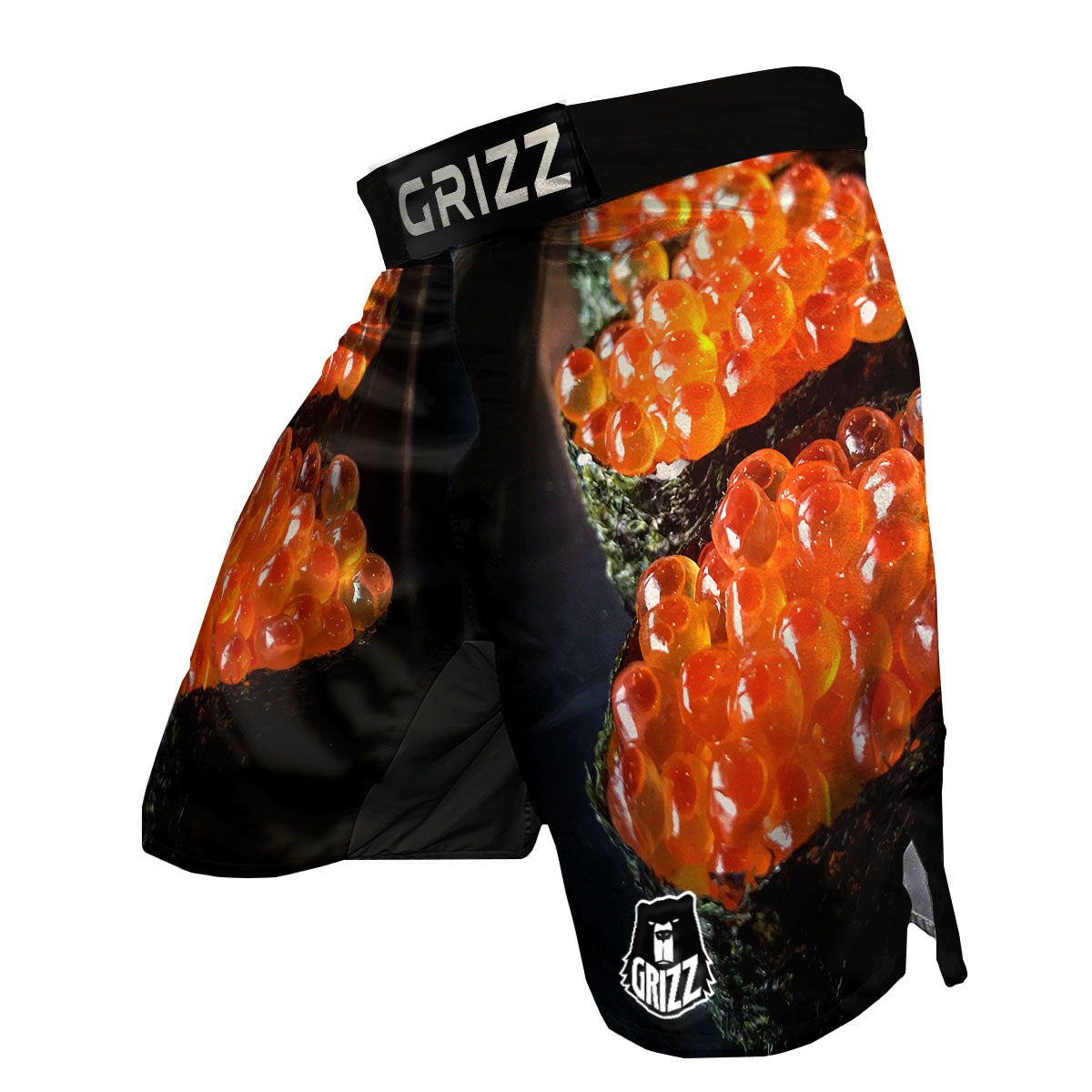 Salmon Roe Sushi Print MMA Shorts-grizzshop