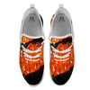 Salmon Roe Sushi Print White Athletic Shoes-grizzshop