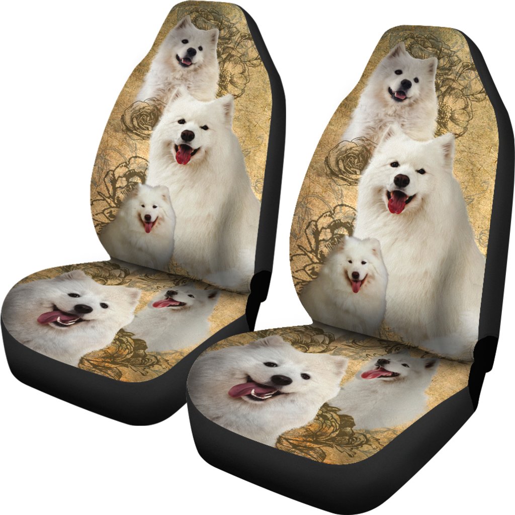 Samoyed Universal Fit Car Seat Covers-grizzshop