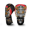 Samurai Ghost Japanese Print Boxing Gloves-grizzshop