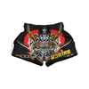 Samurai Ghost Japanese Print Muay Thai Boxing Shorts-grizzshop