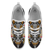 Samurai Ghost Japanese Print White Athletic Shoes-grizzshop