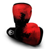 Samurai Red Sun Print Boxing Gloves-grizzshop