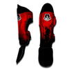 Samurai Red Sun Print Muay Thai Shin Guards-grizzshop