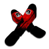 Samurai Red Sun Print Muay Thai Shin Guards-grizzshop