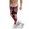 Samurai Robot Print Men's Leggings-grizzshop