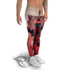 Samurai Robot Print Men's Leggings-grizzshop