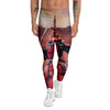 Samurai Robot Print Men's Leggings-grizzshop