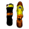 Samurai Sunset Japanese Print Muay Thai Shin Guards-grizzshop