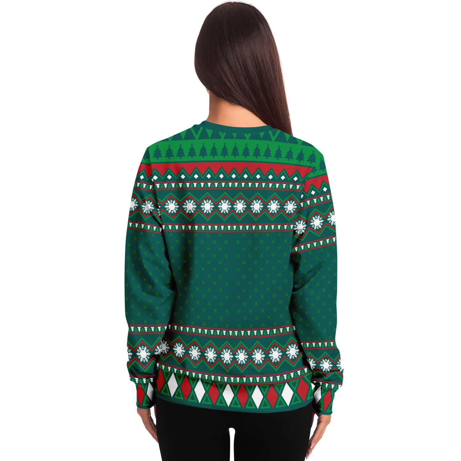 Santa Bowling Ugly Christmas Sweater-grizzshop