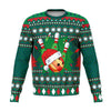 Santa Bowling Ugly Christmas Sweater-grizzshop