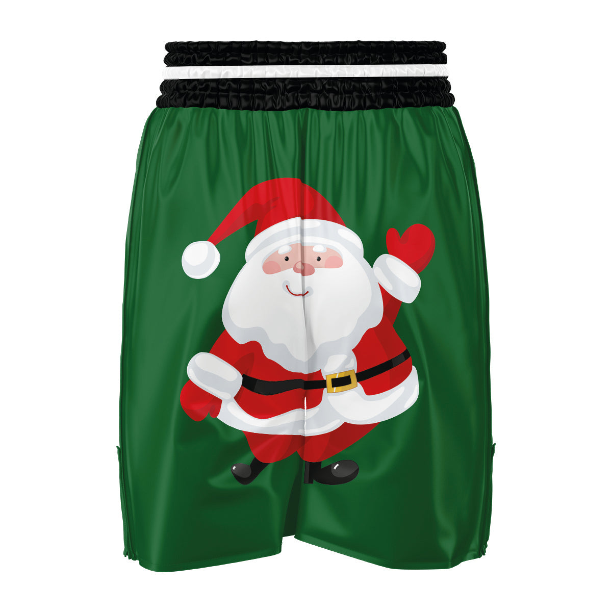Santa Claus Cartoon Print Boxing Shorts-grizzshop